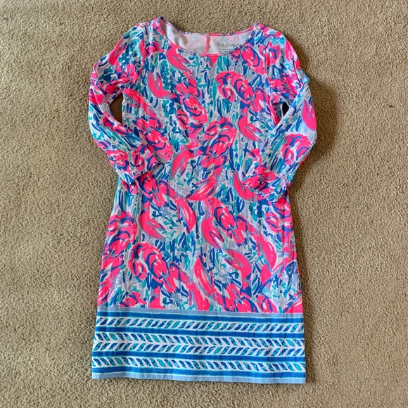 Lilly Pulitzer Marlowe Dress Cosmic Coral Size S - Picture 7 of 8